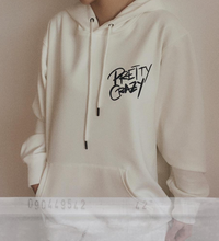 Load image into Gallery viewer, Crazy Hoodie WHITE - RESTOCKED
